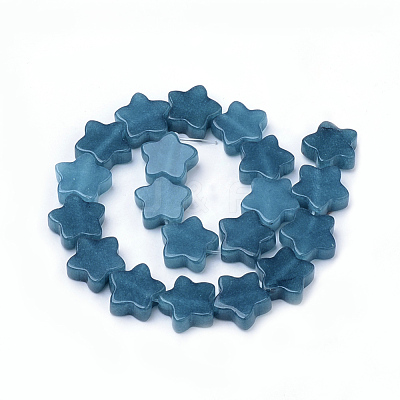 Natural White Jade Beads Strands G-R451-08E-1