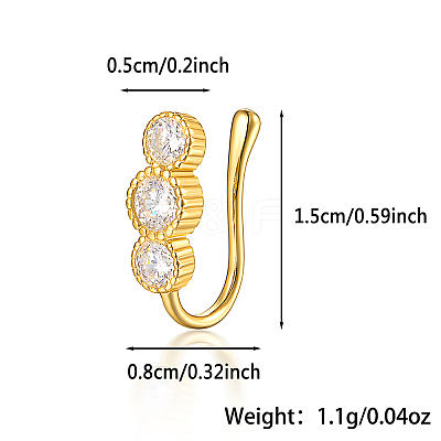 S925 Silver Flower Butterfly Rabbit Star Nose Clip Fashion Jewelry MA2524-9-1