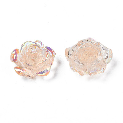 Transparent Resin Cabochons CRES-N030-001B-05-1