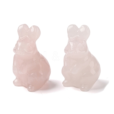 Natural Rose Quartz Sculpture Display Decorations G-C244-01H-1