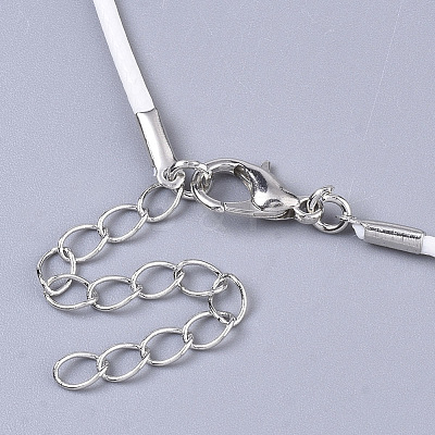 Waxed Cotton Cord Necklace Making LS-MAK-S032-1.5mm-B20-1