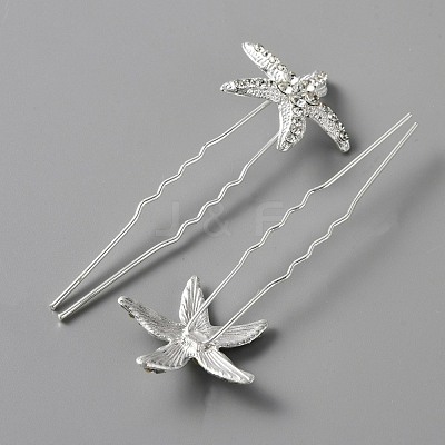Wedding Bridal Hair Forks OHAR-WH0021-13C-S-1