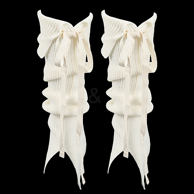 Acrylic Fibers Knit Leg Sleeves AJEW-WH20018-68B-1