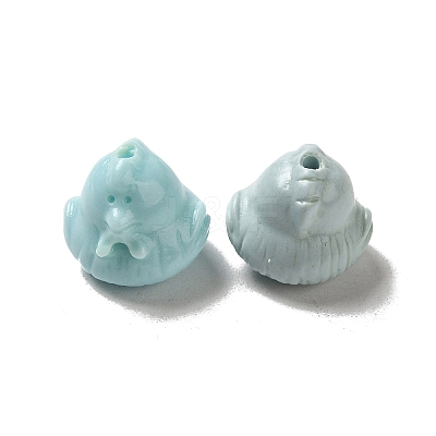 Synthetic Coral Carved Beads CORA-A011-01A-1