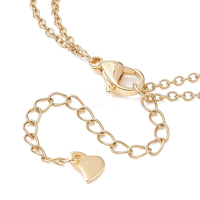Natural Rose Quartz Chips Beaded & Hamsa Hand Charms Double Layer Multi-strand Bracelet AJEW-AN00511-03-1