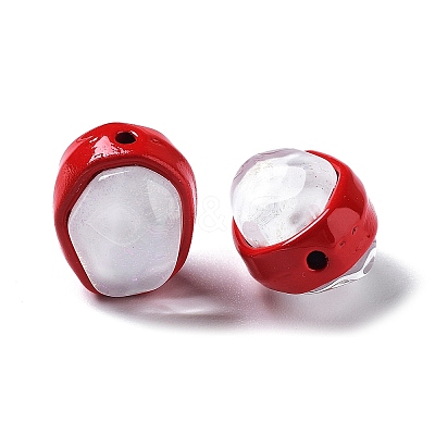 Spray Painted Alloy Bead PALLOY-H134-26A-1