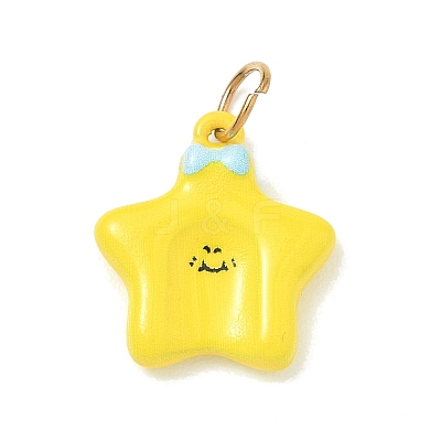 304 Stainless Steel Enamel Pendants SA-CBA5B21-04G-1