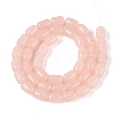 Imitation Jade Glass Beads Strands GLAA-T028-14J-A02-1