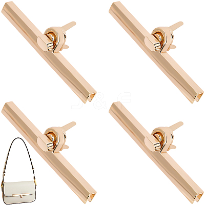 4Pcs Zinc Alloy Twist Bag Lock Purse Catch Clasps PURS-CP0001-03LG-1
