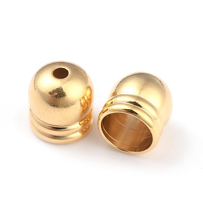 Brass Core End Caps KK-O139-15C-G-1