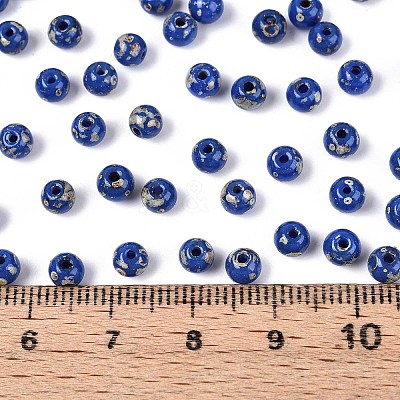 Picasso Baking Paint Glass Seed Beads SEED-N007-35H-1