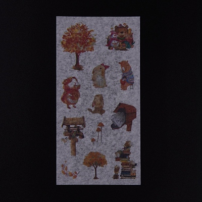 Natural Theme Stickers DIY-L038-A06-1