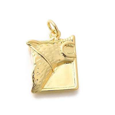 Brass Pendants KK-L225-048G-1