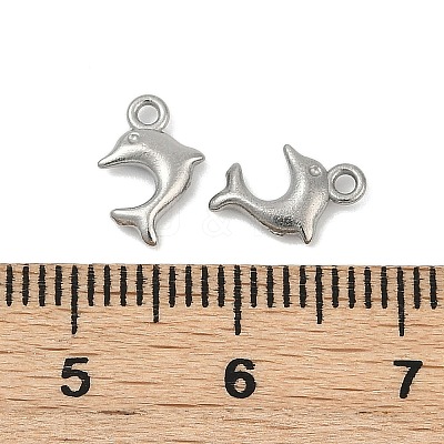 304 Stainless Steel Charms STAS-E500-13P-01-1