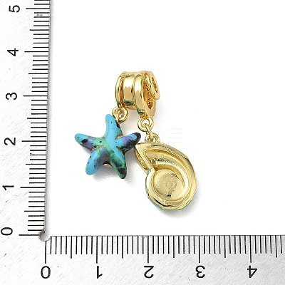 Brass Micro Pave Clear Cubic Zirconia Pendants CU-CBA4231-10B-G-1