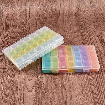 Plastic Bead Containers CON-SZ0001-27-1