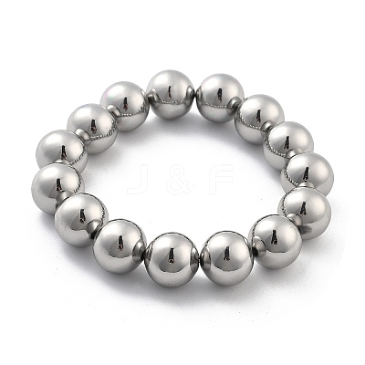 Brass Beaded Sretch Bracelets for Women BJEW-G736-13P-1