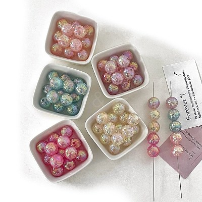 Opaque Acrylic Beads OACR-N138-05-1
