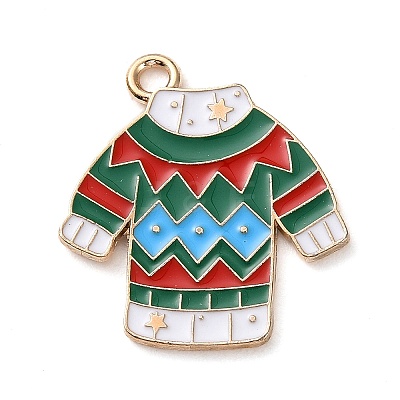Alloy Enamel Pendants ENAM-B030-02G-03-1