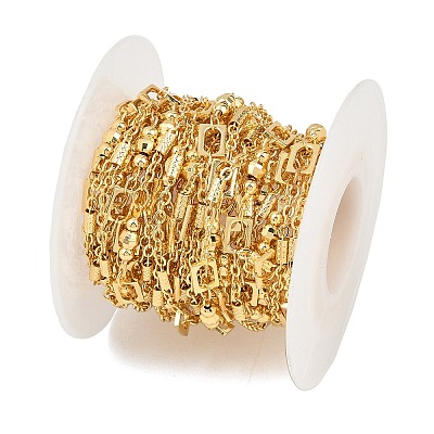 Brass Rectangle Link Chains CHC-B025-06G-1