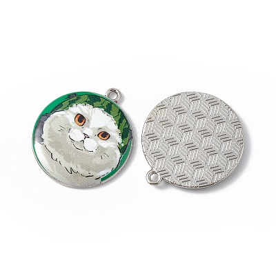 Printed Alloy Pendants LS-ENAM-P246-03P-06-1