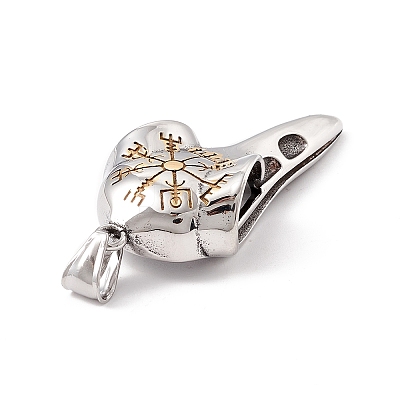 Ion Plating(IP) 304 Stainless Steel Pendants STAS-M299-37AS-1
