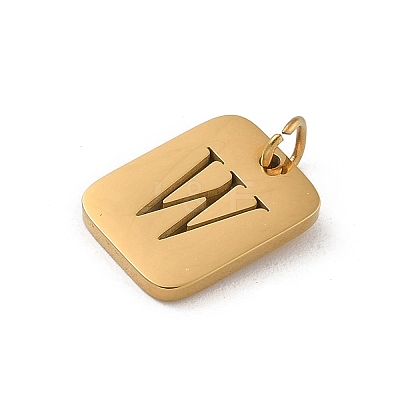 304 Stainless Steel Charms LS-STAS-R001-01G-W-1