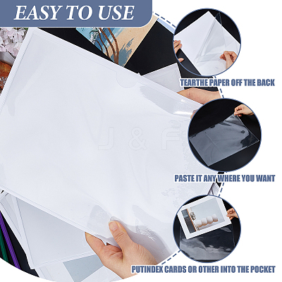 PVC Card Sleeves DIY-WH0591-509E-1