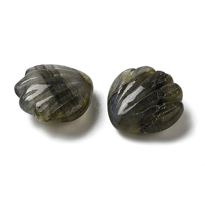 Natural Labradorite Carved Beads G-N343-02-1