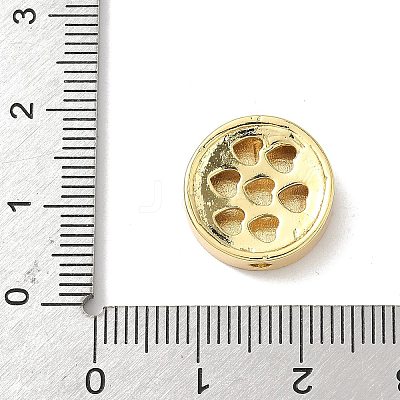 Brass Enamel Beads KK-L239-064G-1