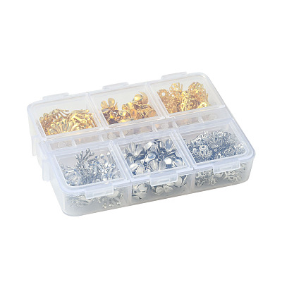 140Pcs Iron Bead Caps IFIN-FS0001-42-1