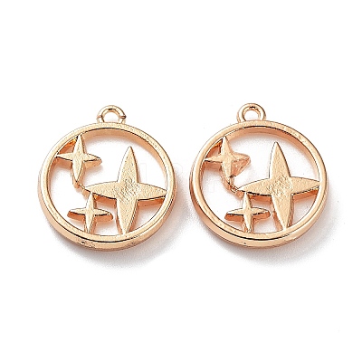 Rack Plating Alloy Resin Imitation Shell Pendants FIND-E043-08KCG-1