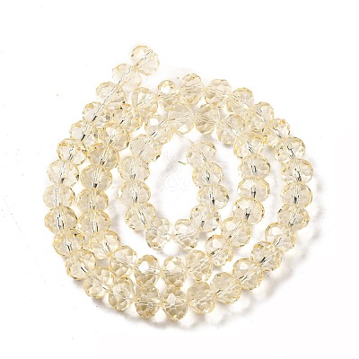 Transparent Baking Paint Glass Beads Strands LS-DGLA-A034-T8mm-D02-1