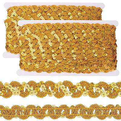 2Pcs Polyester Paillette Beads OCOR-CP0001-31A-1