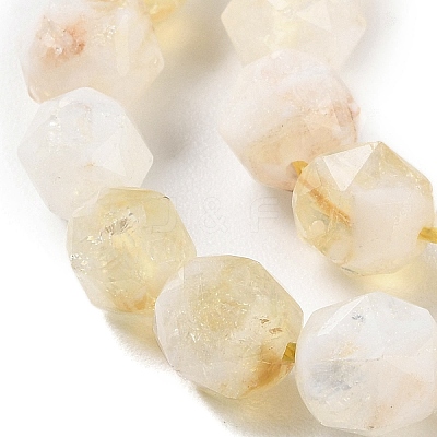 Heated Natural Citrine Beads Strands G-NH0021-A16-01-1
