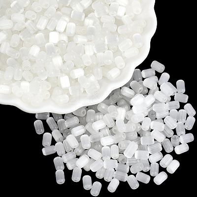 600Pcs Drawbench Style Glass Seed Beads SEED-PA0001-25B-1