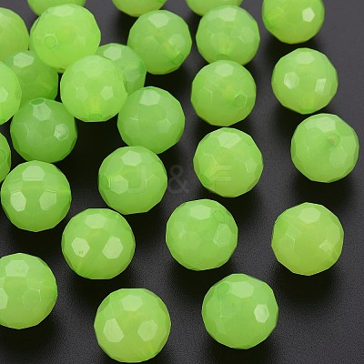 Imitation Jelly Acrylic Beads MACR-S373-97C-E06-1