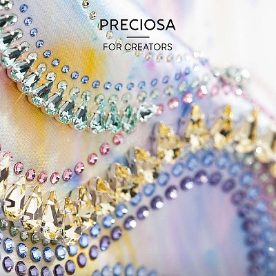 Preciosa® MAXIMA Crystal No Hotfix Flatback Stones Y-PRC-NSS10-50230-1