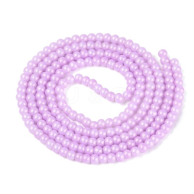 Baking Paint Glass Pearl Beads Strands LS-DGLA-ZX001-05B-09-1
