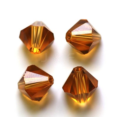 Imitation Austrian Crystal Beads SWAR-F022-10x10mm-203-1