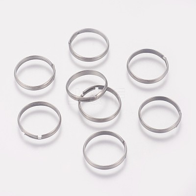 Tarnish Resistant 316 Surgical Stainless Steel Finger Ring Settings X-STAS-I090-02P-1