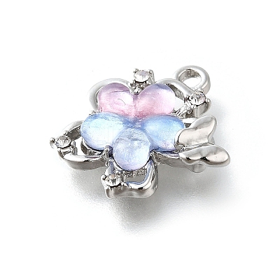 Alloy Acrylic Pendants LS-PALLOY-R157-02P-01-1