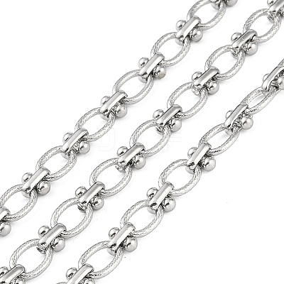 Tarnish Resistant 304 Stainless Steel Link Chain CHS-H028-03P-02-1