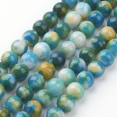 Jade Beads Strands X-G-D264-8mm-XH05-1