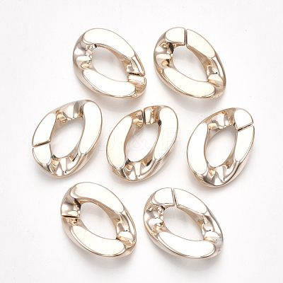 UV Plating ABS Plastic Linking Rings CCB-S162-03RG-1