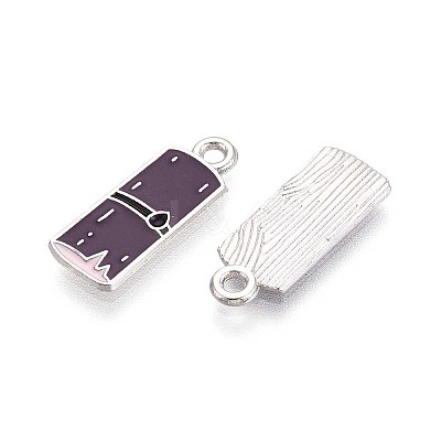 Fruit Alloy Enamel Charms PALLOY-S058-01P-12-1