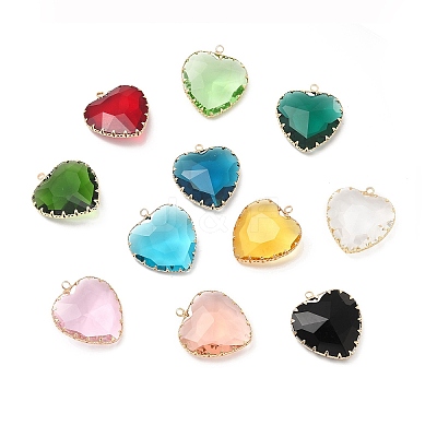 K9 Glass Pendants KK-E071-07KCG-1