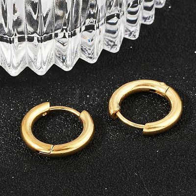 202 Stainless Steel Huggie Hoop Earrings LS-EJEW-F111A-14mm-G01-1