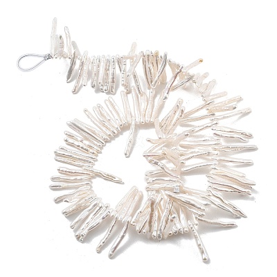 Natural Baroque Keshi Pearl Beads Strands PEAR-P064-02F-06C-1