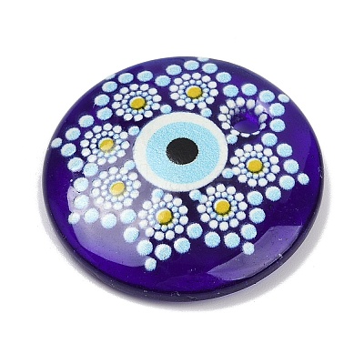 Handmade Lampwork Pendants LAMP-R005-01F-1